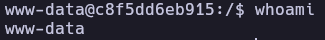 user www-data