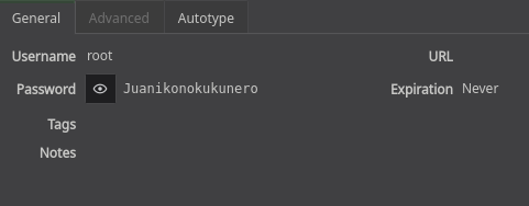 Root password